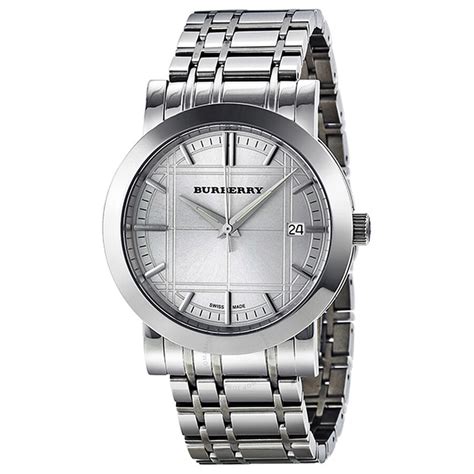 burberry watch bu1350|Burberry Heritage Silver Dial Stainless Steel Men's Watch BU1350.